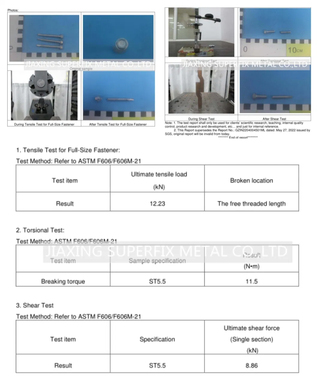 Double Countersunk Head Hi-Low Thread Concrete Tapcon Screws T17